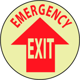 Glow Floor Sign - Emergency Exit