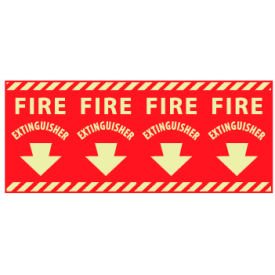 Glow Sign Vinyl - Fire Extinguisher Column Marker