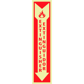 Glow Sign Vinyl - Fire Extinguisher Bilingual