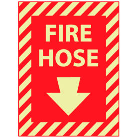 Glow Sign Vinyl - Fire Hose(With Down Arrow)