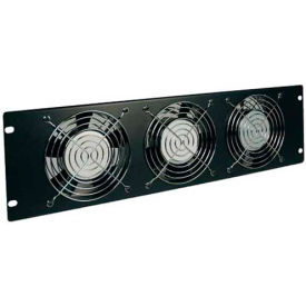 3U SmartRack Triple Fan Panel, Three 120V High-Performance Fans, 210 CFM