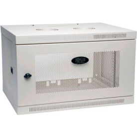 6U SmartRack Switch-Depth Wall-Mount Rack Enclosure Cabinet, White