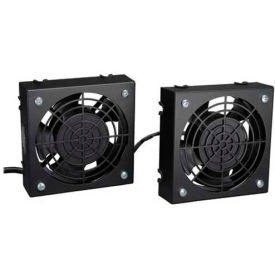 Wall-Mount Roof Fan Kit, Two 120V High-Performance Fans, 210 CFM