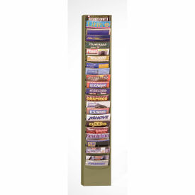 Pocket Vertical Literature Rack - Tan