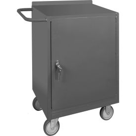 Durham Mfg. Mobile Service Bench Cabinet, Steel Square Edge, 1 Shelf, 23"W x 20"D