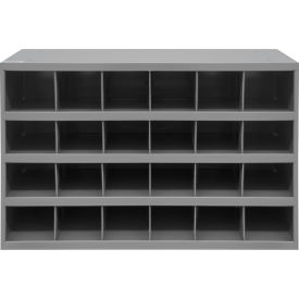 Durham Steel Parts Bin - 24 Openings 12" Deep