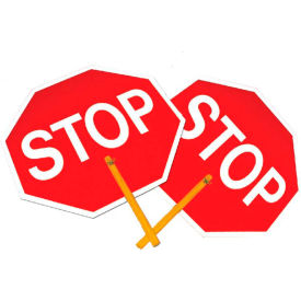 Paddle Sign - Stop/Stop