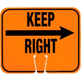 Cone Sign - Keep Right