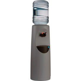 Koncept Model Commercial Hot/Cold Bottled Water Cooler Dispenser - Grey W/Black Trim