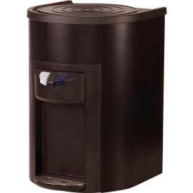 Aquaverve Bottleless Commercial Countertop Cold Water Cooler - Black Stainless