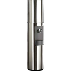 Model Polished Stainless Steel Commercial Room Temp/Cold Bottled Water Cooler Dispenser