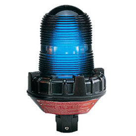 Flashing light LED 120-240VAC hazardous location Blue