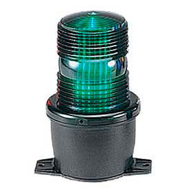 Strobe, pipe mount, 120VAC, Green