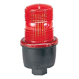 Strobe, pipe mount, 120VAC, Red