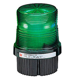 Strobe, 120VAC, pipe/surface mount, Green