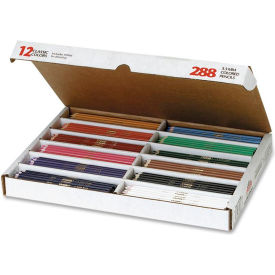 Master Pack Colored Pencils, 3.3 mm Lead Size, Assorted Barrel, 288/Box