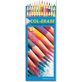 Col-Erase Pencils, Assorted Lead, Assorted Barrel, 24/Set