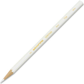 Verithin Colored Pencils, White Lead, White Barrel, 12/Dozen