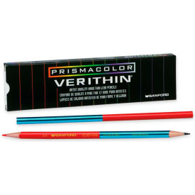 Verithin Colored Pencil, Red and Blue Lead, Red and Blue Barrel, Dozen