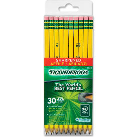 Wood Pencil, #2 Pencil Grade, Yellow Barrel, 30/Box