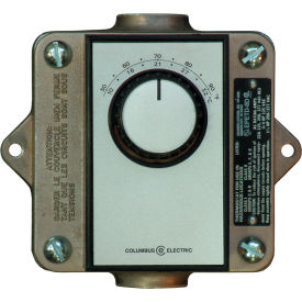 Remote Mounted Thermostat EPETD8D Double Pole Double Throw Bi-Metal 120-277V 50-90°F