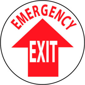 Walk On Floor Sign - Emergency Exit