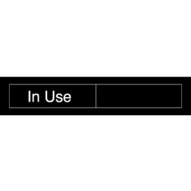 Engraved Occupancy Sign - In Use Vacant - Blue