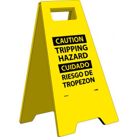 Heavy Duty Floor Stand - Caution Tripping Hazard - Bilingual