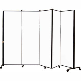 Portable Medical Privacy Screen, 5-Panel, White