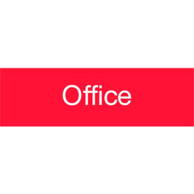 Engraved Sign - Office - Red