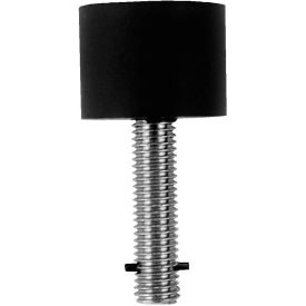 Detention Stop, 4-1/2", 1-1/2"x2"Base, Black