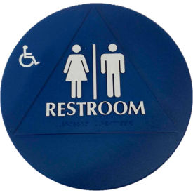 Don Jo CHS 3 Restroom Sign, BL