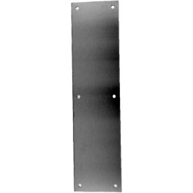 Push Plate, 3"x12", Stainless Steel