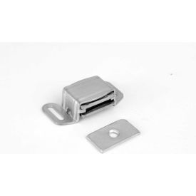 Magnetic Latch, 2-1/16"x1-1/8"x5/8", Brushed Chrome