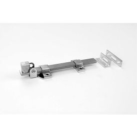 Slide Bolt, 8L, Brushed Chrome