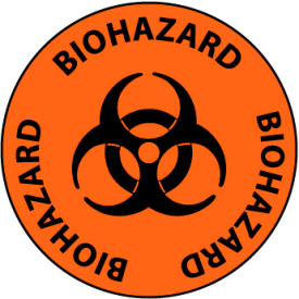 Walk On Floor Sign - Biohazard