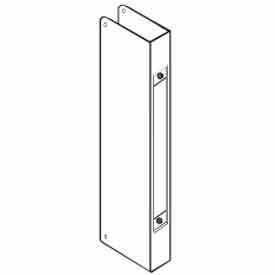 Mortise Lock Wrap Around Plate For 86 Cut-Out, Stainless Steel