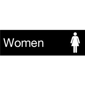 Engraved Sign - Women - Black