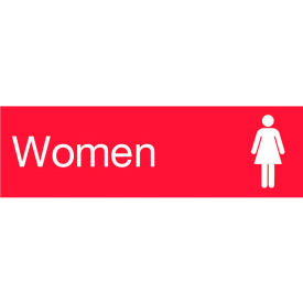 Engraved Sign - Women - Red