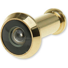 Door Viewer, 180°, 9/16" Installation Hole, Polish Brass