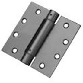 Full Mortise Spring Hinge, 4-1/2"x4-1/2", Stainless Steel