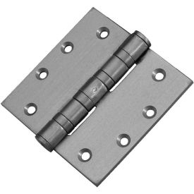 Full Mortise Ball Bearing Template Hinge, 5"x4-1/2", 0.18 Gauge, Stainless Steel