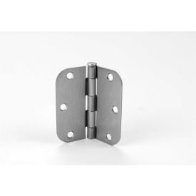 Residential Hinge, 5/8"Radius, 0.085 Gauge, Brushed Chrome