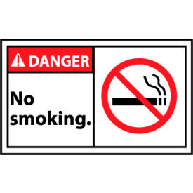 Graphic Machine Labels - Danger No Smoking