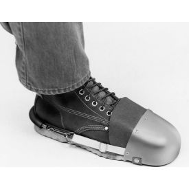 Men's Steel Toe Guards, Leather Cuff, Quick Fastener & Web Strap, 4-1/2"W, 1 Pair