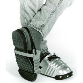 Men's 16-Ga. Steel Foot Guards, Steel Toe Clip, Rubber Strap, 5"W, Standard, 1 Pair