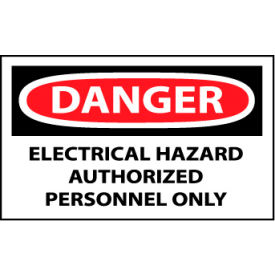 Machine Labels - Danger Electrical Hazard