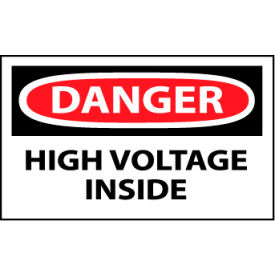 Machine Labels - Danger High Voltage Inside