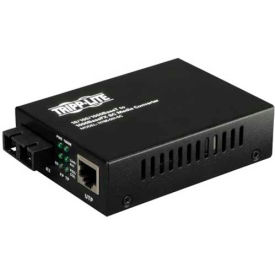 Fiber Optic - 10/100/1000 to 1000BaseLX SC Gigabit Multimode Media Converter, 2km, 1310nm