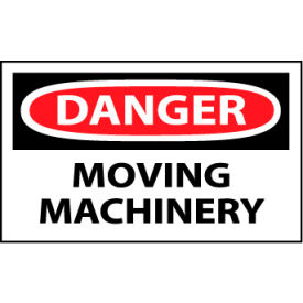 Machine Labels - Danger Moving Machinery